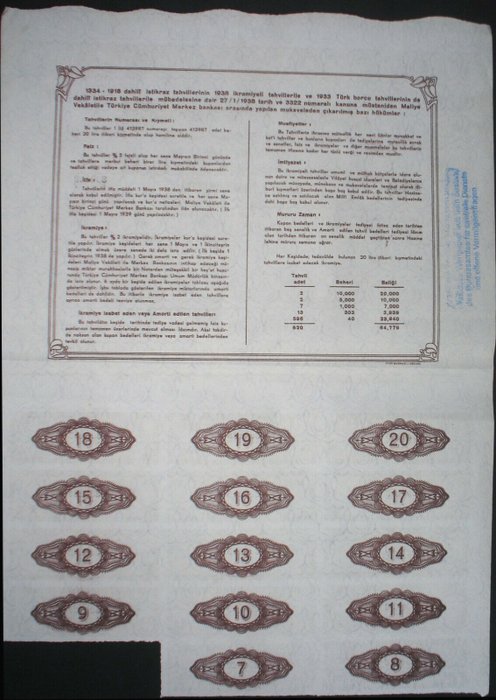 Verden. - 10 Bonds and Shares - Various Dates  (Ingen mindstepris)