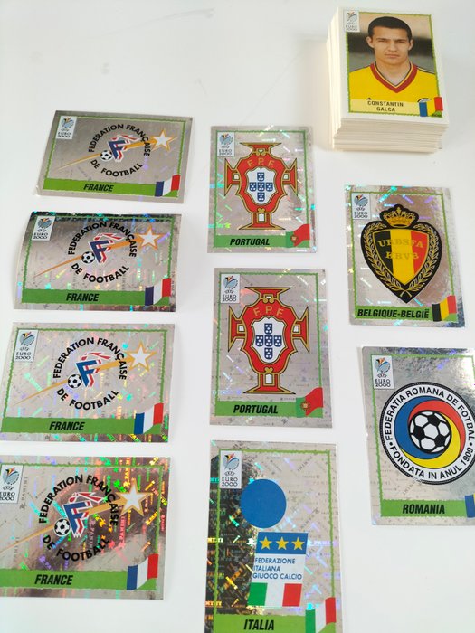 Panini - Euro 2000 - 100 loose stickers + 1x sealed pack - 1 Mixed collection