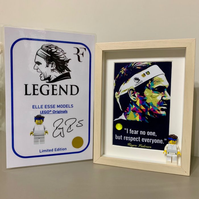 Lego - Limited editions - Roger Federer  Custom Display - 2020+ - Italien