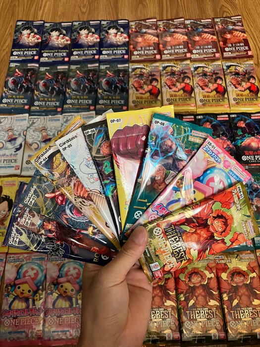 Bandai - 50 Booster pack - 10 different packs 5 sets - ONE PIECE CARD GAME Japanese