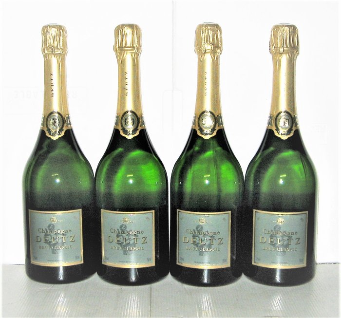 Deutz, Brut Classic - Champagne Brut - 4 Flasker (0,75 L)