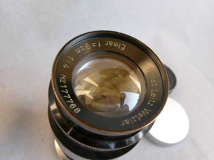 Leica Ernst Leitz Wetzlar Elmar f=9cm 1:4 Kameralinse