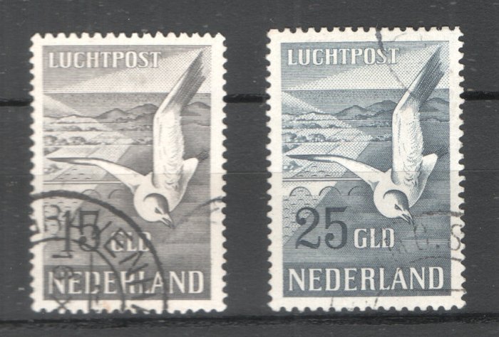 Holland 1951 - Luftpost Måger - NVPH LP12/LP13