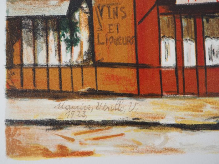 Maurice Utrillo (1883-1955) - Rue Seveste à Montmartre