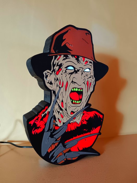 Lysskilt - FREDDY KRUEGER - Plast