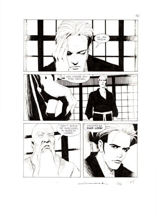 Roi, Corrado - 1 Original page - Nathan Never Gigante #17 - "I giorni della maschera" - 2014