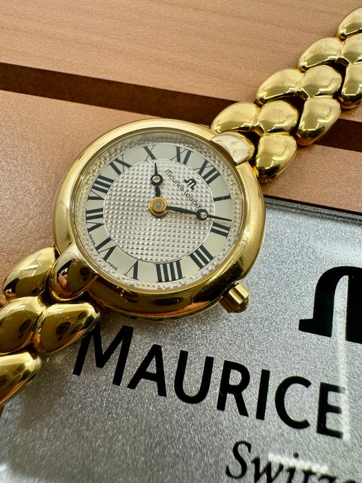 Maurice Lacroix - Classic 18k Gold Electroplated G10 - Ingen mindstepris - 59608 - Kvinder - 2000-2010