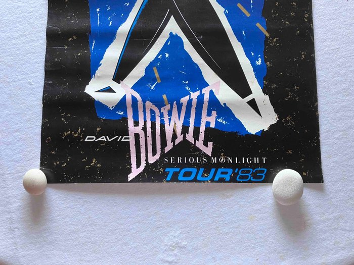 sconosciuto - Poster promozionale del tour Serious Moonlight di David Bowie nel 1983 - 1980‹erne