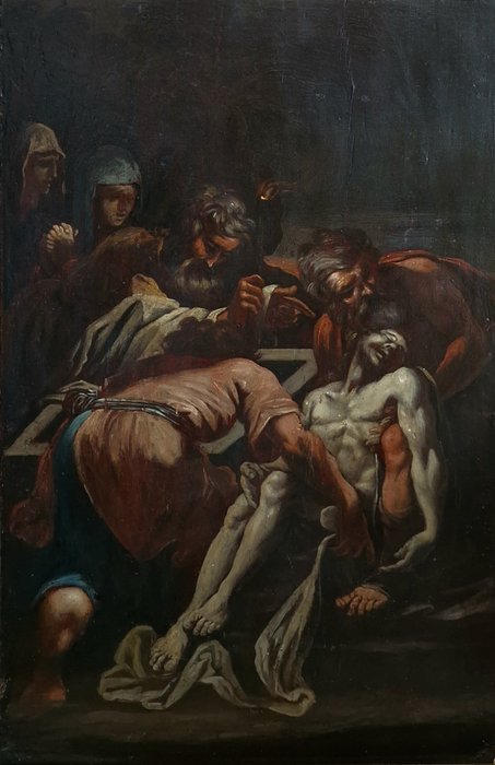 Annibale Carracci (1560-1609), Ambito - Deposizione di Cristo