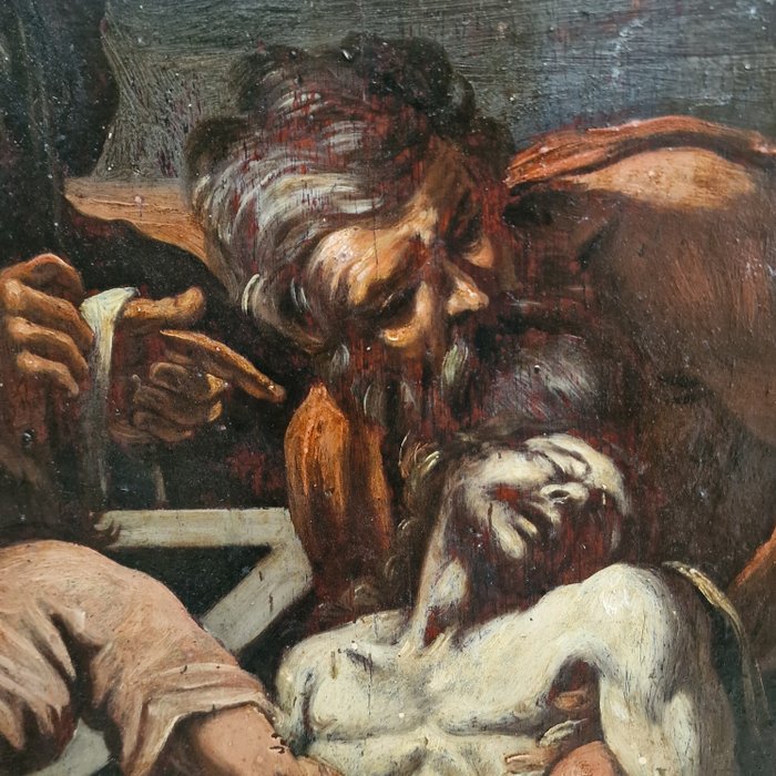 Annibale Carracci (1560-1609), Ambito - Deposizione di Cristo