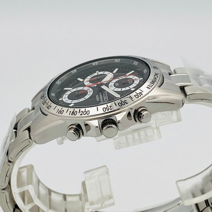 Seiko - Seiko Chronograph Black Rally Dial 100m - Ingen mindstepris - Mænd - 2011-nu