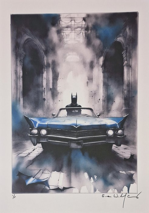 Batman - watercolor edition by Emma Wildfang - Large size