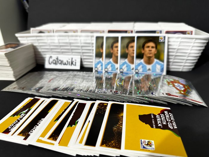 Panini - World Cup South Africa 2010 - Including 4x Messi - 3400 Loose stickers