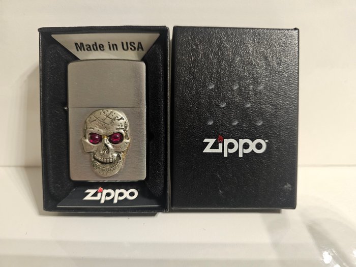 Zippo - Totenkopf - Lighter - Stål