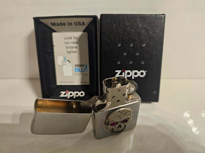 Zippo - Totenkopf - Lighter - Stål