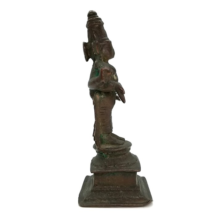 Vishnu statue - Bronze - Indien - 18./19. århundrede