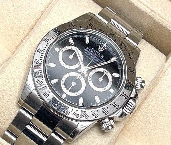 Rolex - Oyster Perpetual Cosmograph Daytona 'Black Dial' - 116520 - Unisex - 2002