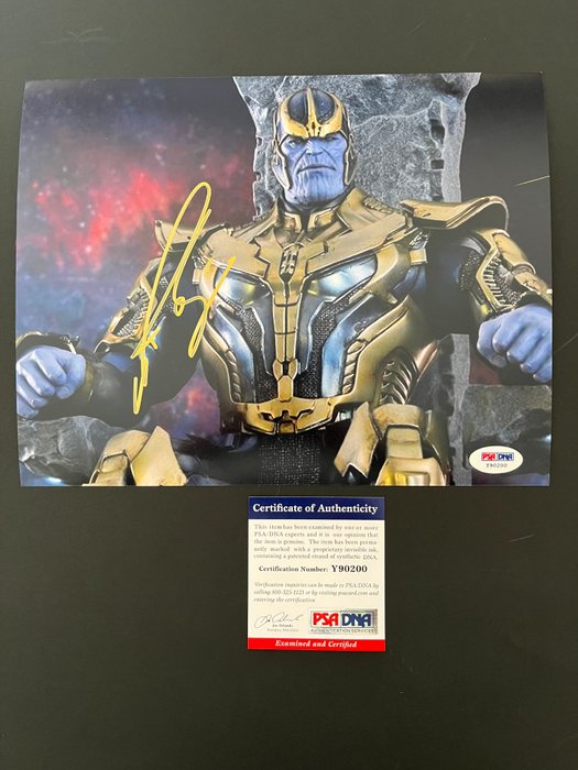 Guardians of the Galaxy Josh Brolin (Thanos) - Signed in Person - with PSA/DNA Certificate - Autograph photo - No Reserve!