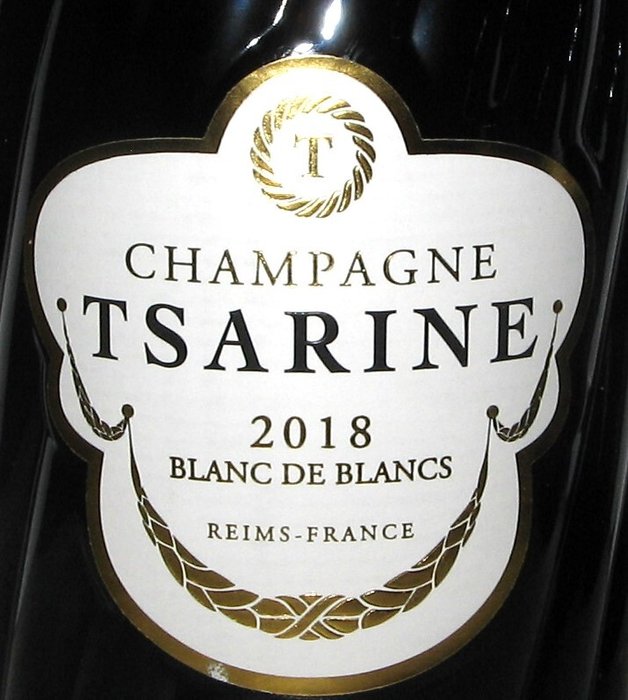 2018 Tsarine, Blanc de Blancs - Champagne Brut - 3 Flasker (0,75 L)