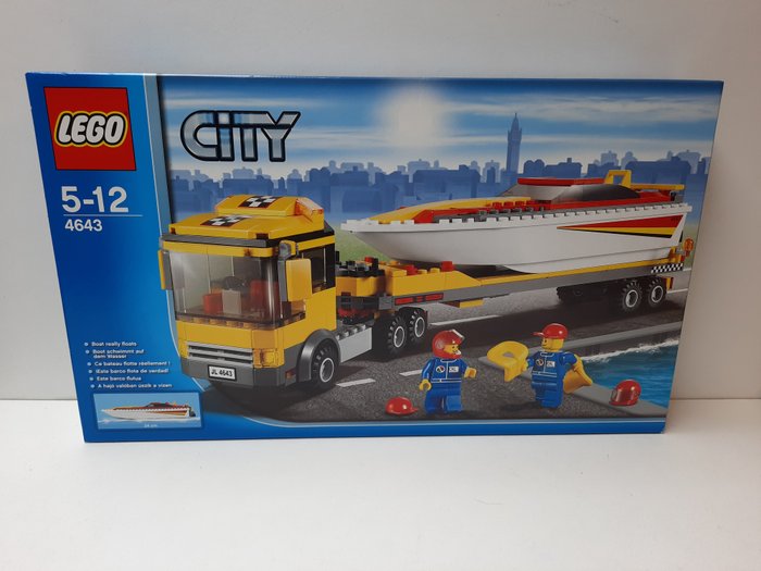 Lego - City - 4643 - Powerboot Transporter