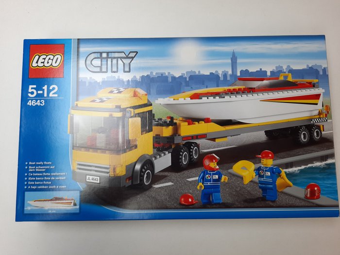 Lego - City - 4643 - Powerboot Transporter