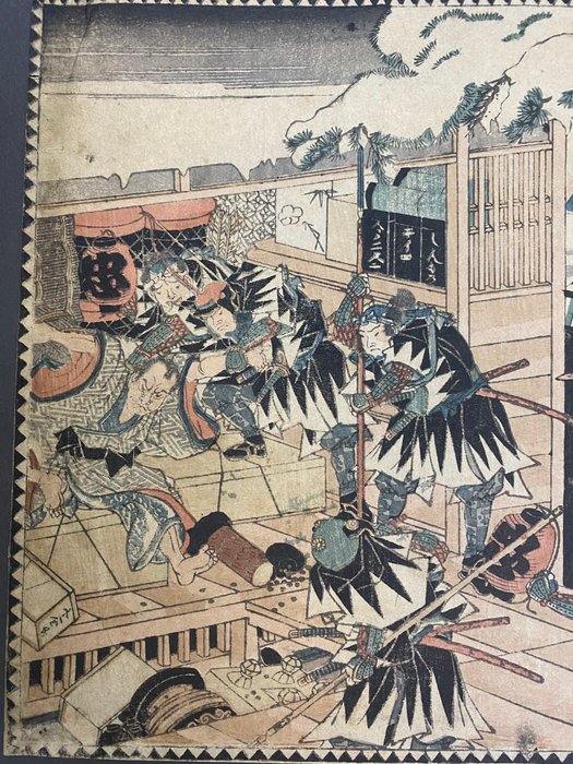 47 Ronin - Kanadehon Chushingura Act.11 - Utagawa Kunisada (1785-1865) - Japan -  Edo-perioden (1600-1868)