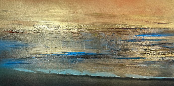 Anderle - Golden lake IV - Diptych - XXL