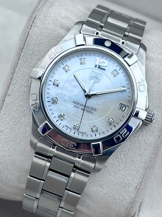 TAG Heuer - Aquaracer Mother of pearl dial Diamond - WAF1312 - Kvinder - 2011-nu