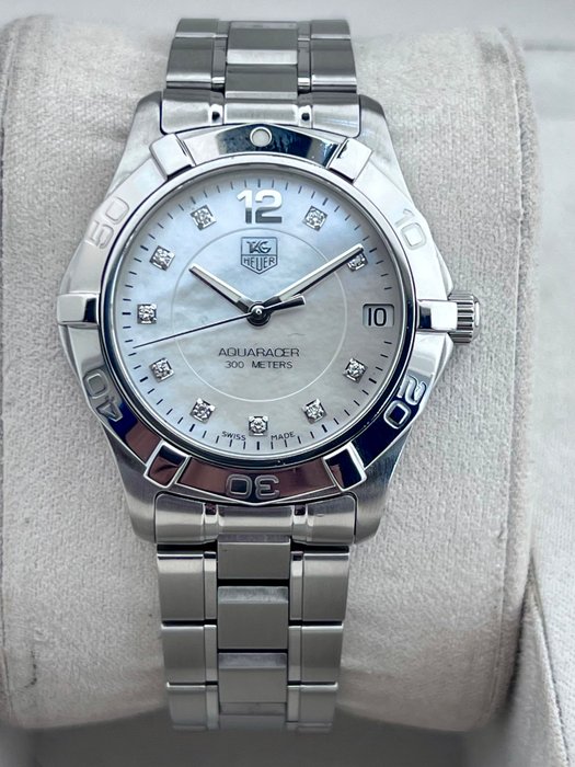 TAG Heuer - Aquaracer Mother of pearl dial Diamond - WAF1312 - Kvinder - 2011-nu