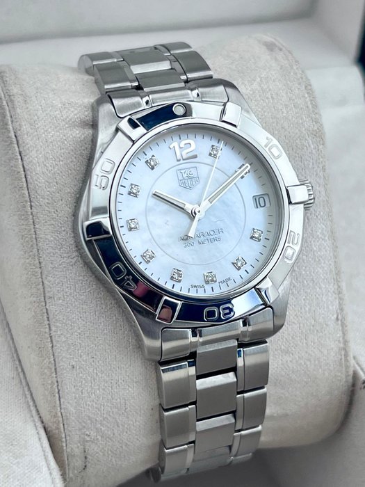 TAG Heuer - Aquaracer Mother of pearl dial Diamond - WAF1312 - Kvinder - 2011-nu