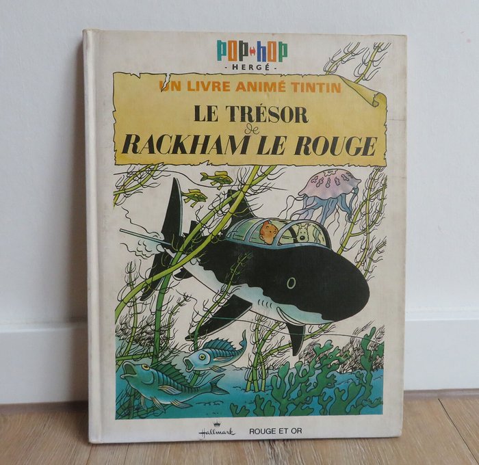 Tintin T12 - Le trésor de Rackham le Rouge - C - 1 Pop-hop album - Første udgave - 1970