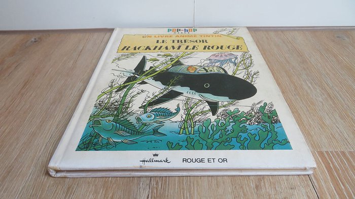 Tintin T12 - Le trésor de Rackham le Rouge - C - 1 Pop-hop album - Første udgave - 1970