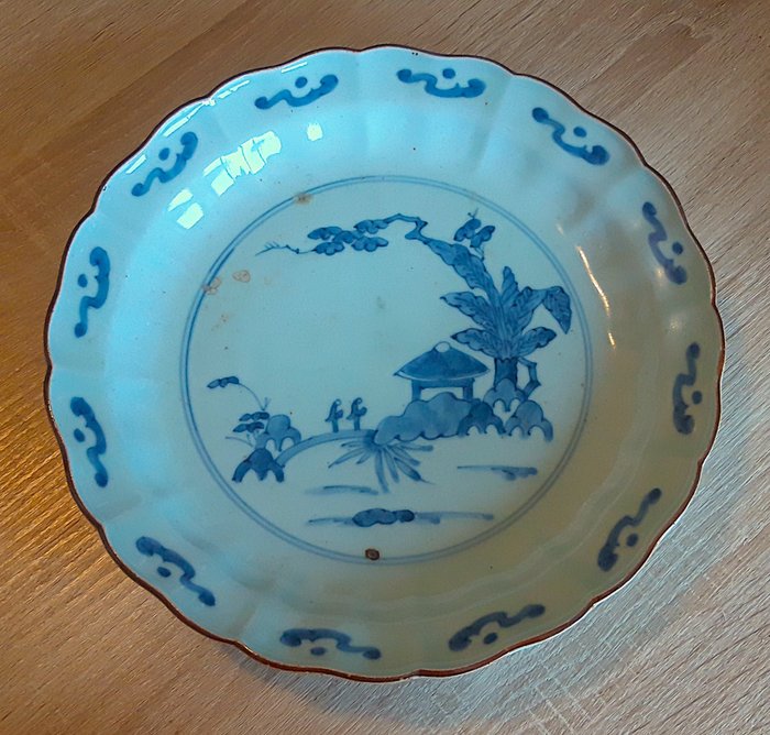 Fad - LOAD Ko-Sometsuke porcelæn - 27 cm - Tidlig EDO, omkring 1720