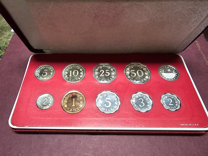 Verden. Proof Set 1975/1979 (3 sets)  (Ingen mindstepris)