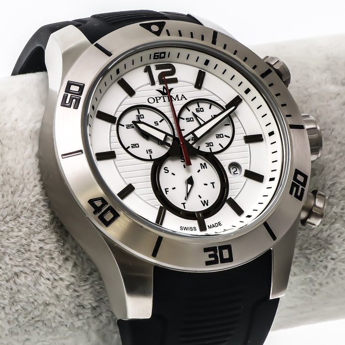 Optima - Swiss Chronograph - OSC382-SX-1 - Ingen mindstepris - Mænd - 2011-nu