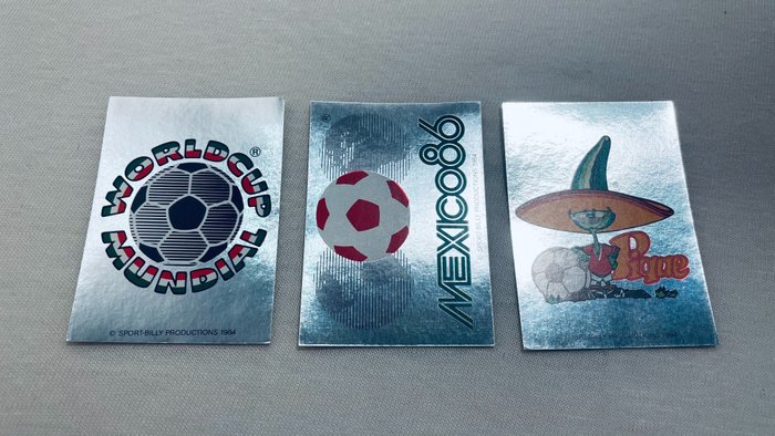 Panini - World Cup Mexico 86 - Intro - 3 Loose stickers