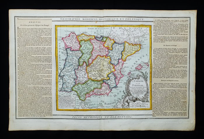 Europa - Spanien / Portugal / Barcelona / Madrid; Desnos / Brion De la Tour - L'Espagne et le Portugal - 1761-1780