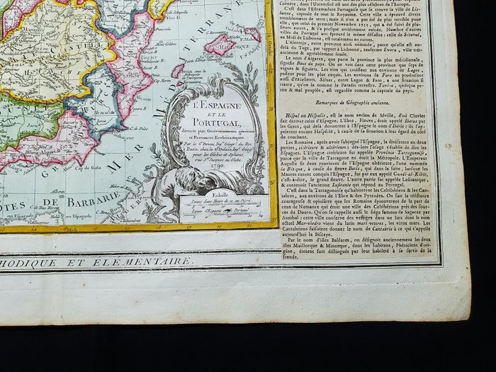 Europa - Spanien / Portugal / Barcelona / Madrid; Desnos / Brion De la Tour - L'Espagne et le Portugal - 1761-1780