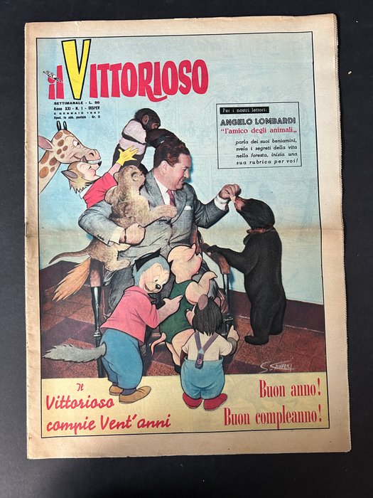 Il Vittorioso nn 1/52 (- nn 35/36, 39, 40, 48) - 47 Album - Første udgave - 1957