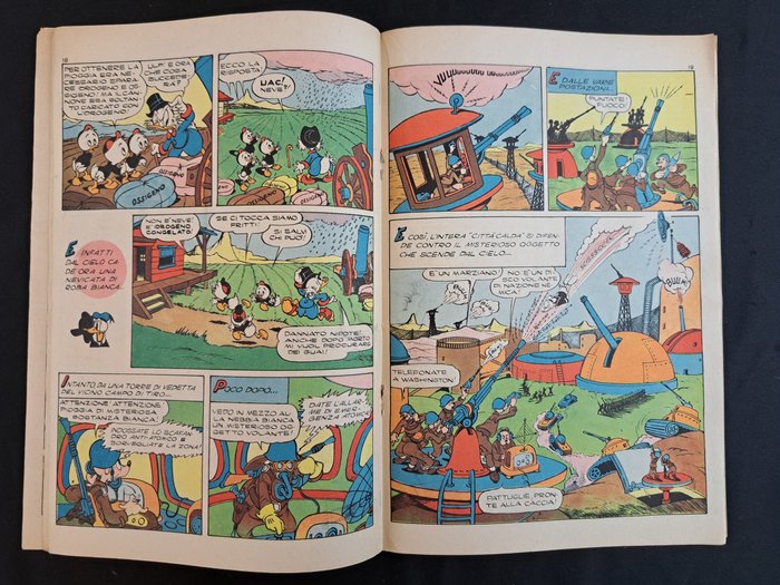 Albi d'Oro Serie Comica - Paperino e la Città Calda e Altri - 10 Comic - Første udgave - 1956