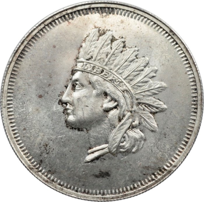 Förenta staterna Silver medal (ND) "Indian Head Liberty" 1 Oz (999)  (Ingen mindstepris)