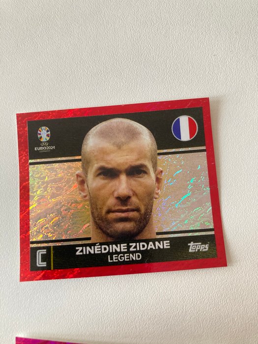 Topps - Euro 2024 - Zinedine Zidane - All different - 8 Loose stickers