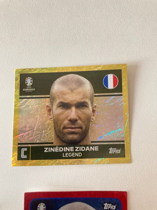 Topps - Euro 2024 - Zinedine Zidane - All different - 8 Loose stickers