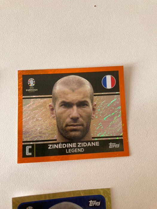 Topps - Euro 2024 - Zinedine Zidane - All different - 8 Loose stickers