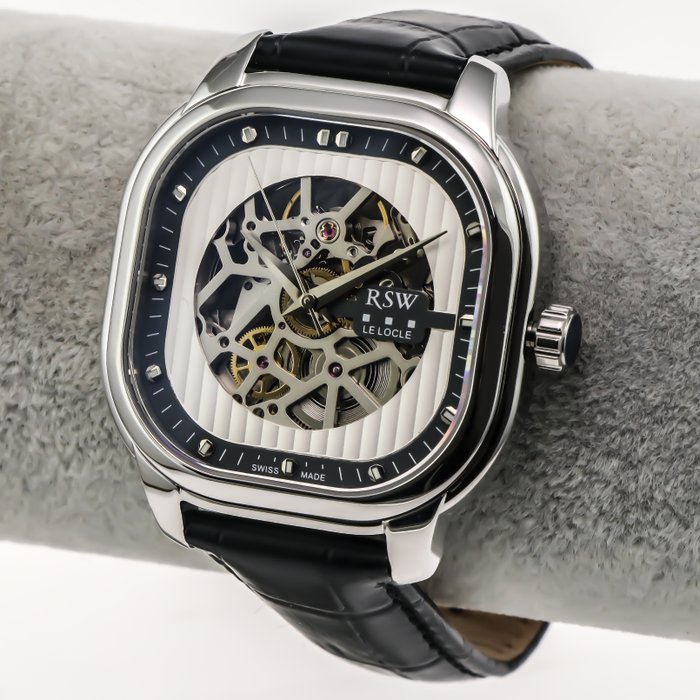 RSW - NEW MODEL - Le Locle automatic skeleton - RSWA122SK-SL-3 - Ingen mindstepris - Mænd - 2011-nu