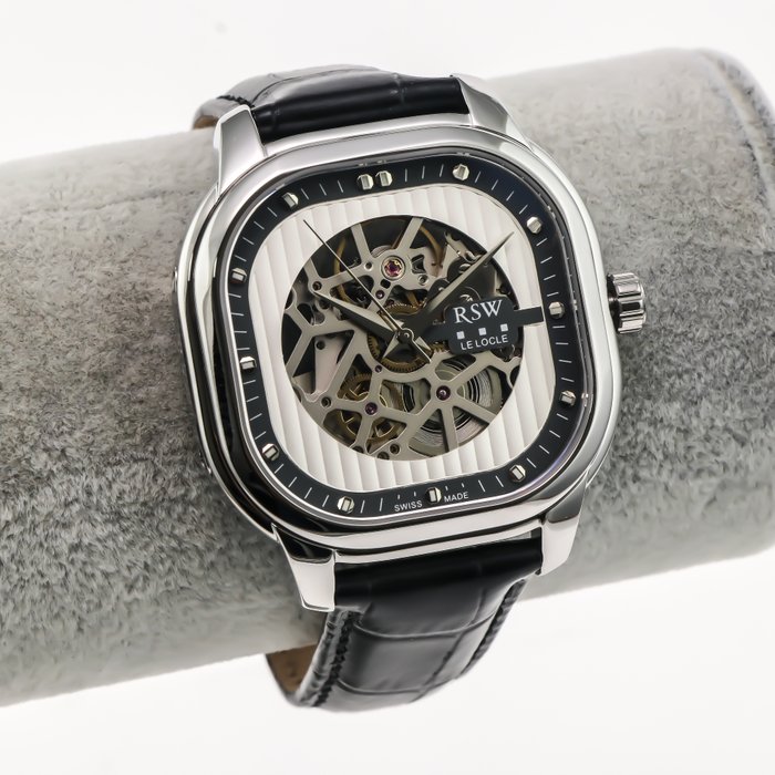 RSW - NEW MODEL - Le Locle automatic skeleton - RSWA122SK-SL-3 - Ingen mindstepris - Mænd - 2011-nu