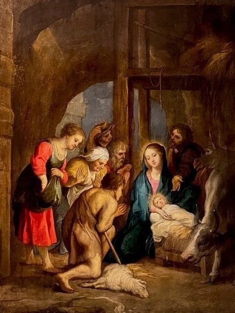 Victor Wolfvoet The Younger (1612-1652) - NO RP - The Adoration of the shepherds