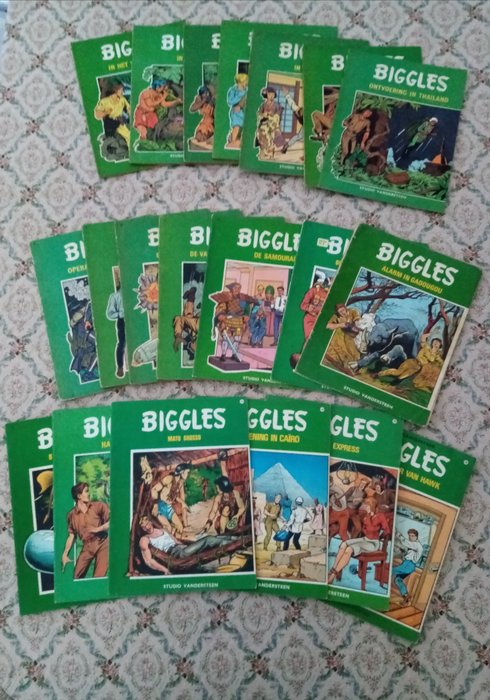 Biggles 1 t/m 20 - Diverse titels - Hæftet - Første udgave - (1965/1969)