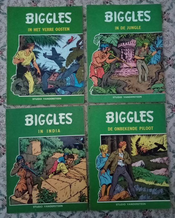 Biggles 1 t/m 20 - Diverse titels - Hæftet - Første udgave - (1965/1969)