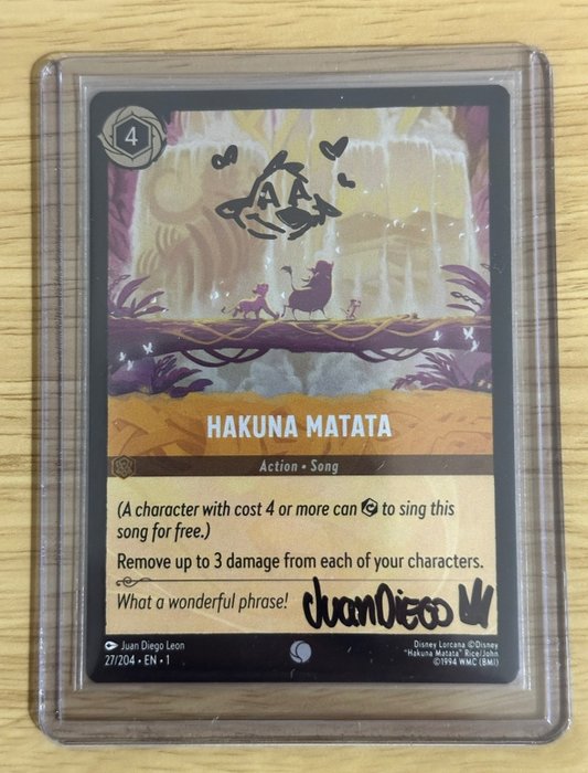 Lorcana - 1 Card - Lorcana - Hakuna Matata Foil